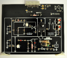Experimentální karta- Elektrické součásti a řídicí obvody